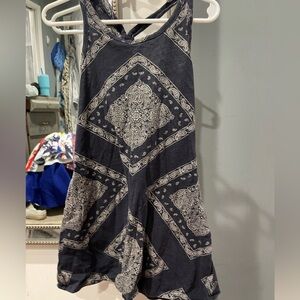 Ralph Lauren bandana dress navy size 4